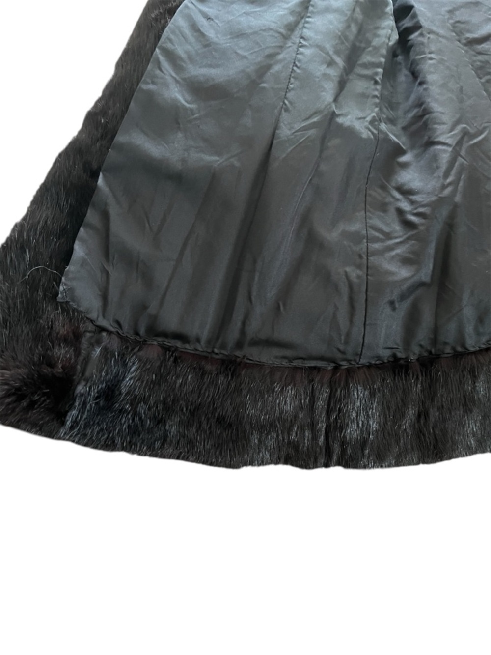 Gorgeous espresso brown vintage mink 3/4 length coat - Picture 3 of 6